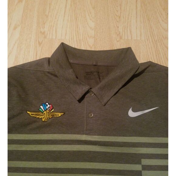 NIKE Golf Dri Fit Performance XXL  Indianapolis Motor Speedway‎ Polo Shirt IMS - Picture 2 of 9
